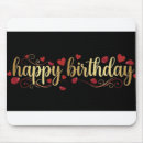 Search for romantic birthday mousepads Elegant