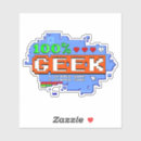 Search for video game player stickers Nerd