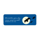Search for full moon return address labels Halloween