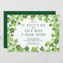Search for st pattys day invitations shamrocks