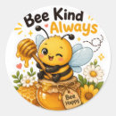 Search for bee art stickers Happy