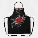 Search for black rose aprons Trendy
