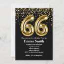 Search for 66th birthday invitations Elegant