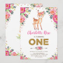 Search for 1st birthday baby girl shower invitations Watercolor