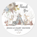 Search for tribal thank you stickers Teepee