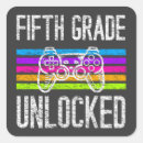 Search for fifth grade stickers First day of school