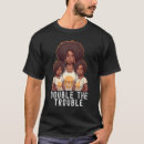 Search for double trouble tshirts Black
