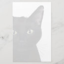 Search for black cat stationery paper Animal lovers
