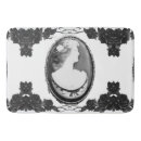 Search for gothic bath mats Black and white