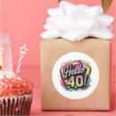 Search for classic art stickers Birthday