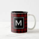 Search for red and black plaid mugs Manly