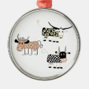 Search for black cow christmas tree decorations Cows