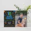 Search for double digits birthday invitations Boy