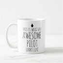 Search for aeroplane mugs Pilot
