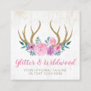 Search for hunting business cards Deer antlers