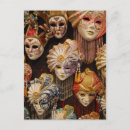 Search for venice carnival masks postcards Italia