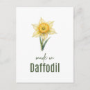 Search for march birth flower cards Watercolor