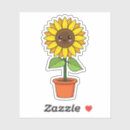 Search for smiling sunflower stickers Cartoon