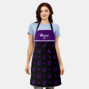 Search for purple polka dots aprons Modern