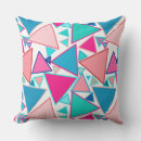 Search for coral and turquoise cushions Geometric