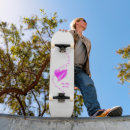Search for pink love heart skateboards Girly