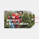 Search for merry christmas gift tags Bold typography