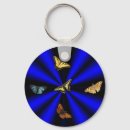 Search for blue butterflies key rings Rainbow