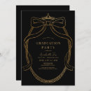 Search for vintage frame graduation invitations Gold