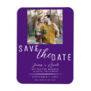 Search for royal purple save the dates Engagement