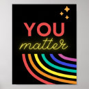 Search for rainbow quote posters Black