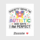 Search for autism sayings stickers Awareness