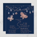 Search for butterfly sweet 16 invitations Elegant