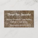 Search for stump grinding business cards Arborist