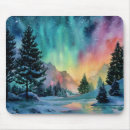 Search for winter mousepads Aurora borealis
