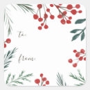 Search for elegant winter stickers Watercolor