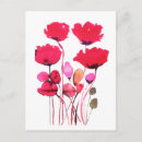 Search for red poppies postcards Plant