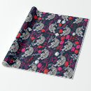 Search for pink leopard wrapping paper Red
