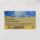 Search for wheat business cards Van gogh