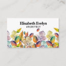 Search for autumn leaves business cards Forest