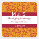 Search for red and gold wedding stickers Classy