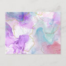 Search for alcohol ink postcards Blue