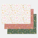 Search for pretty christmas wrapping paper Floral