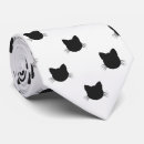 Search for black white pattern ties Cat