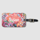 Search for funky luggage tags Abstract