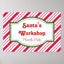 Search for santas workshop posters North pole