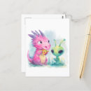 Search for cute alien postcards Unique
