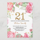 Search for floral 21st birthday invitations Adult birthday party