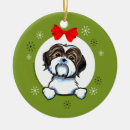 Search for shih tzu christmas tree decorations Funny