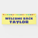 Search for welcome back banners Homecoming