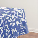 Search for blue white floral pattern tablecloths Vintage